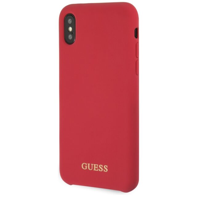 Guess GUHCPXLSGLRE iPhone X/Xs red hard case Silicone - imagine 2