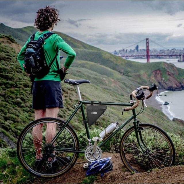 Extralink Bike Frame Bag, Under Frame Pouch Bicycle Bag - imagine 10