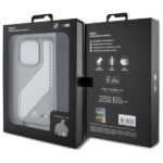 BMW BMHCP16L23PSCCG iPhone 16 Pro 6.3" grey hardcase M Edition Carbon Stripe & Strap - imagine 7