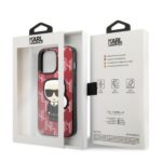 Karl Lagerfeld KLHCP13XPMNIKPI iPhone 13 Pro Max 6,7" hardcase red Monogram Ikonik Patch - imagine 8