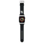 Karl Lagerfeld Strap KLAWMSLKNK AppleWatch 38/40/41mm black strap 3D Rubber Karl Head