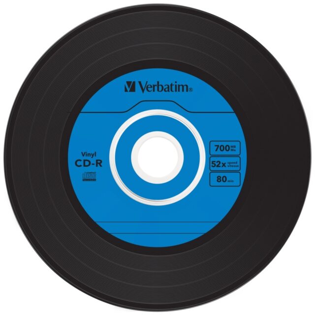 CD-R Verbatim DATA VINYL 700MB SLIM 10pcs 43426 - imagine 3