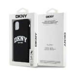 DKNY DKHMN61SNYACH iPhone 11 / Xr 6.1" black hardcase Liquid Silicone White Printed Logo MagSafe - imagine 8