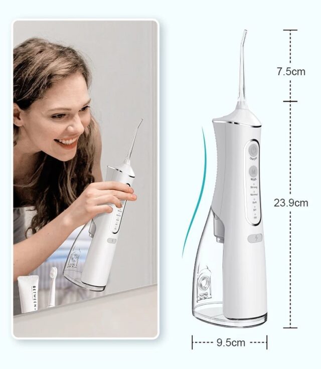 Extralink Beauty Intelligent Water Flosser L8 Black, 2000mAh, IPX7 - imagine 3
