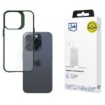 3MK Satin Armor Case+ iPhone 15 Pro Max green