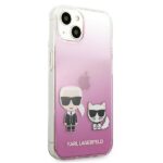 Karl Lagerfeld KLHCP13SCKTRP iPhone 13 mini 5,4" hardcase pink Karl & Choupette - imagine 4