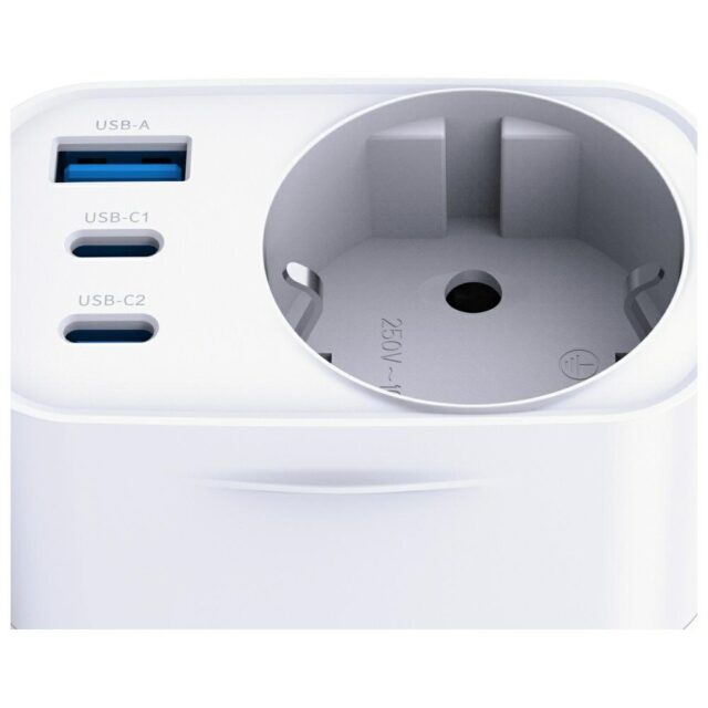 Adapter 3MK Hyper Comfort Charger 30W 1xUSB-A 2xUSB-C 1xSchuko PD QC3.0 white - imagine 9