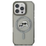 Karl Lagerfeld KLHMP16XHLSKCK iPhone 16 Pro Max 6.9" black hardcase IML Metal Karl&Choupette H - imagine 3