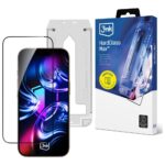 Tempered glass 3MK HardGlass Max with applicator for Apple iPhone 17 Pro Max