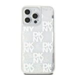 DKNY DKHCP15XLCPEPT iPhone 15 Pro Max 6.7" white hardcase Liquid Glitter Multilogo - imagine 3