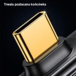 USAMS angled cable USB-C to USB-C PD 100W Fast Charging Iceflake Series 2m white SJ587USB02 (US-SJ58 - imagine 6