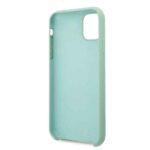 Guess GUHCN58LSLMGG iPhone 11 Pro green hard case Silicone Vintage Gold Logo - imagine 4