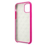 Guess GUHCN61LS4GFU iPhone 11 6,1" / Xr fuchsia hard case Silicone 4G Tone On Tone - imagine 4
