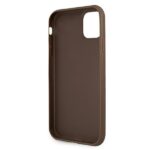 Guess GUHCN584GMGBR iPhone 11 Pro brown hardcase 4G Big Metal Logo - imagine 7