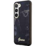 Guess GUHCS23MHTMRSK S23+ S916 black hardcase Golden Marble Collection - imagine 2