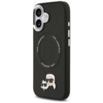 Karl Lagerfeld Karl & Choupette Pins MagSafe Case for iPhone 17 Black - imagine 2