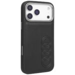 Case Audi TT Synthetic Leather MagSafe for iPhone 17 Pro Max black - imagine 2