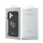Guess GUHCP16S4GMGGR iPhone 16 6.1" black hardcase 4G Big Logo - imagine 8