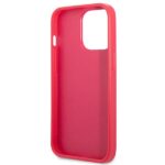 Guess GUHCP13LPS4MF iPhone 13 Pro / 13 6,1" pink hardcase Saffiano 4G Small Metal Logo - imagine 6