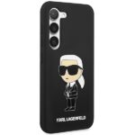 Karl Lagerfeld KLHCS23MSNIKBCK S23+ S916 hardcase black Silicone Ikonik - imagine 4