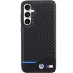 Case BMW BMHCS23FE22NBCK S23 FE S711 black Leather Carbon - imagine 3