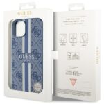 Guess GUHMP14SP4RPSB iPhone 14 / 15 / 13 6.1" blue hardcase 4G Printed Stripes MagSafe - imagine 8