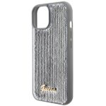 Guess GUHCP15SPSFDGSS iPhone 15 / 14 / 13 6.1" silver hardcase Sequin Script Metal - imagine 6