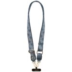 Universal lanyard Guess CBDY 4G Tether Patch Strass Metal Logo blue