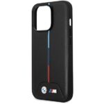 Case BMW BMHMP14L22PVTK iPhone 14 Pro 6.1" black Quilted Tricolor MagSafe - imagine 6