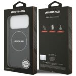 Case AMG Double Layer Transparent        Smocked MagSafe for iPhone 17 Pro Max black - imagine 8