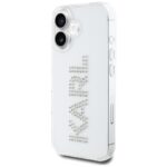 Case Karl Lagerfeld IML Rhinestones Logo for iPhone 16 transparent - imagine 2