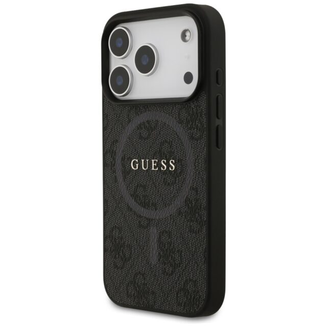 Guess 4G Ring Classic Logo MagSafe case for iPhone 17 Pro black - imagine 2