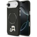 Karl Lagerfeld Karl & Choupette Pins MagSafe Case for iPhone Air Black