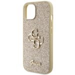 Guess GUHCP15SHG4SGD iPhone 15 / 14 / 13 6.1" gold hardcase Glitter Script Big 4G - imagine 6