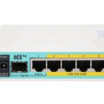 MikroTik hEX PoE | Router | 5x RJ45 1000Mb/s, 1x SFP, 1x USB