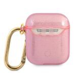 Guess GUA2UCG4GP AirPods cover pink Glitter Collection - imagine 2