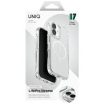 UNIQ LifePro Xtreme Case for iPhone 17 Magclick Charging Clear/Glitter - imagine 6