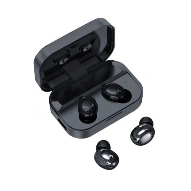 Extralink Bluetooth Headphones with Noise Reduction and LED Display - Black - imagine 3
