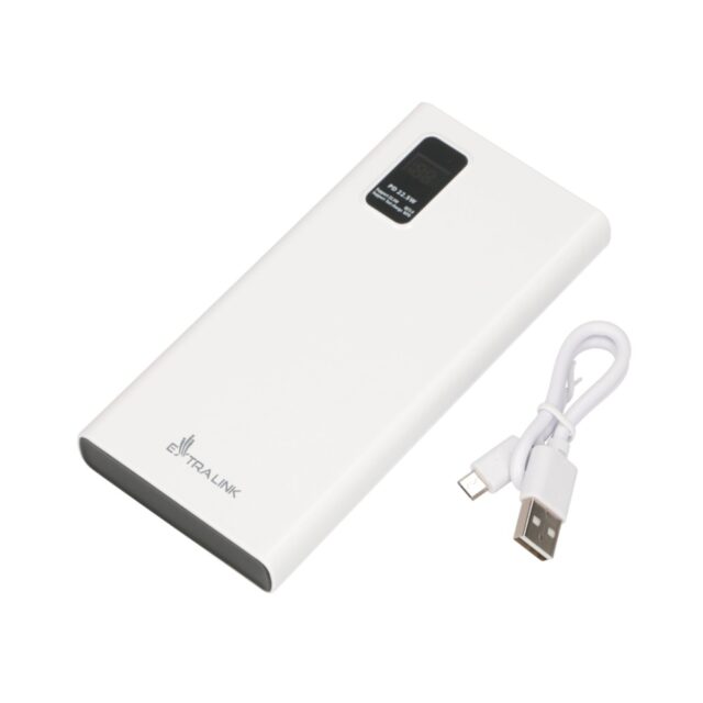 Extralink EPB-067W 10000mAh White | Powerbank | Power bank, Fast Charging, USB-C - imagine 8