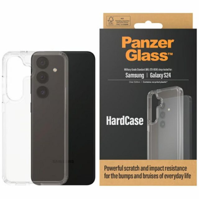 PanzerGlass HardCase Sam S24 S921        Military grade  transparent 1213 - imagine 3
