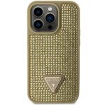 Guess GUHCP14LHDGTPD iPhone 14 Pro 6.1"gold hardcase Rhinestone Triangle - imagine 3