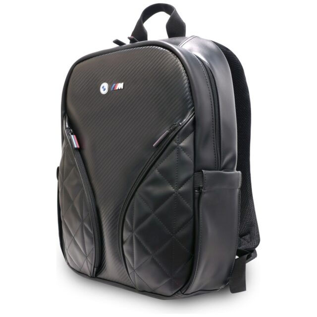 Backpack BMW Carbon Pockets & Metal Logo 16" black - imagine 2