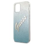Guess GUHCP12LPCUGLSBL iPhone 12 Pro Max 6,7" blue hardcase Glitter Gradient Script - imagine 6