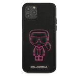 Karl Lagerfeld KLHCP12MPCUIKPI iPhone 12/12 Pro 6,1" pink hardcase Karl Ikonik Outline - imagine 3