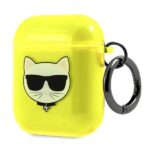 Karl Lagerfeld KLA2UCHFY AirPods cover yellow Choupette - imagine 3