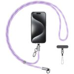 Usams SJ745 60W USB-C to USB-C Charging Cable Lanyard 1.2m Purple
