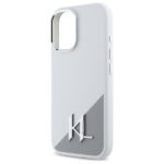 Karl Lagerfeld KLHMP16SSCMKMPCH iPhone 16 6,1" white hardcase Silicone Initial Metal Logo Ma - imagine 6