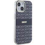 DKNY DKHMP15SHRHSEB iPhone 15 / 14 / 13 6.1 inch blue hardcase IML Mono & Stripe MagSafe - imagine 4