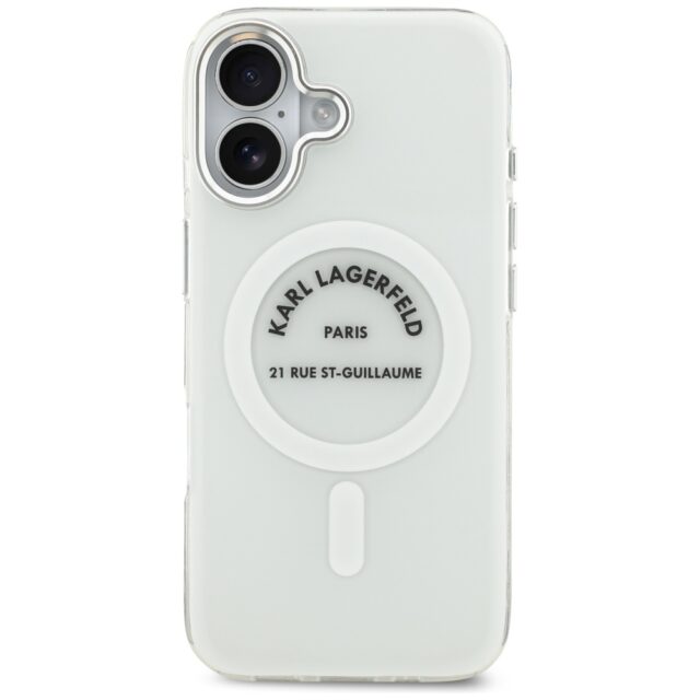 Karl Lagerfeld IML Karl RSG Logo MagSafe Case for iPhone 17 Transparent - imagine 3
