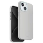 UNIQ case Lino Hue iPhone 15 / 14 / 13 6.1" Magclick Charging chalk grey